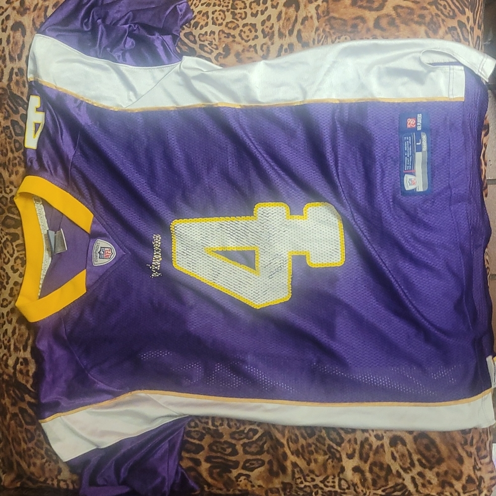 Autentic OFFICAL BRETT FAVRE VIKINGS JERSEY